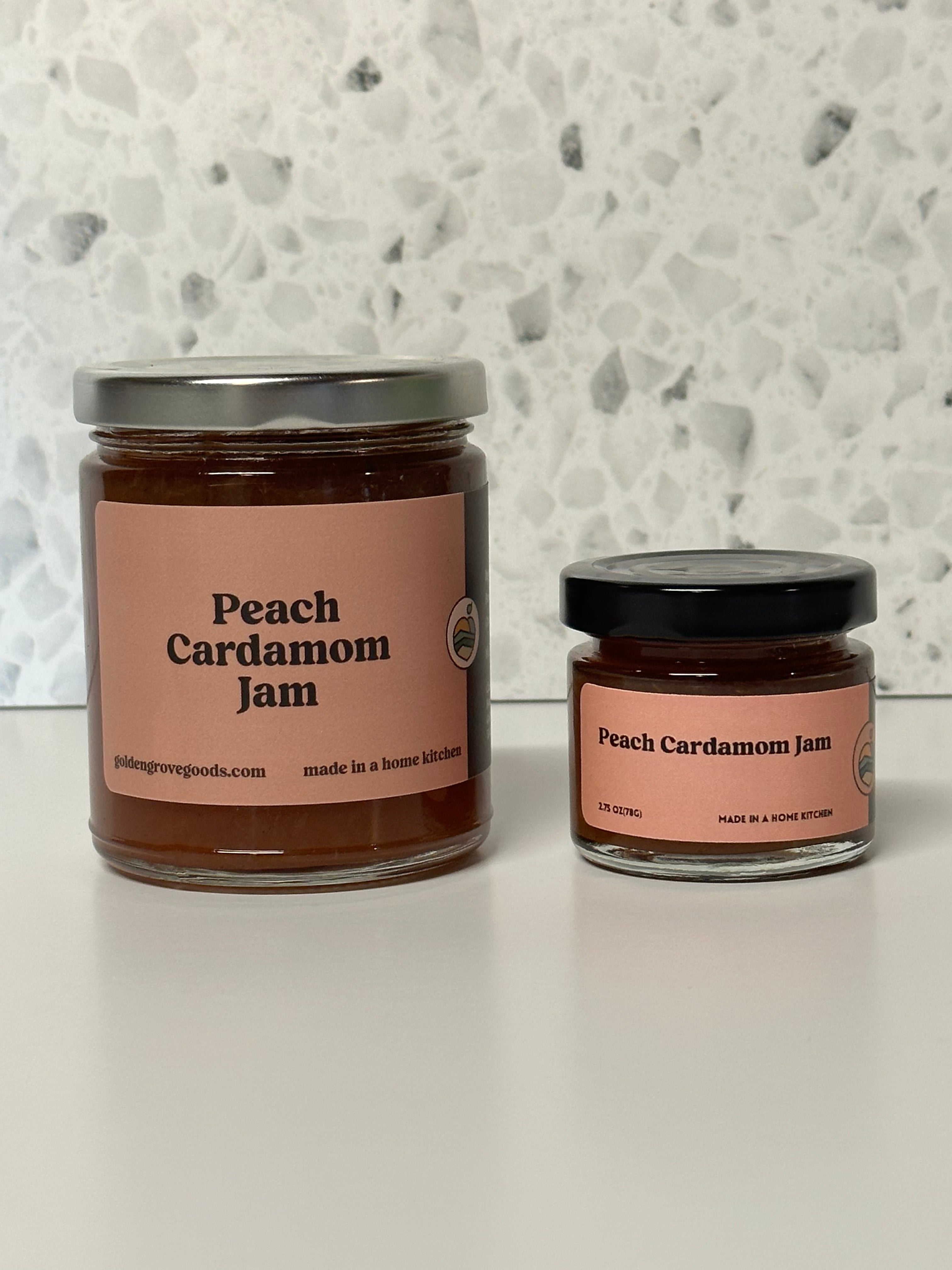 Peach Jam with Cardamom