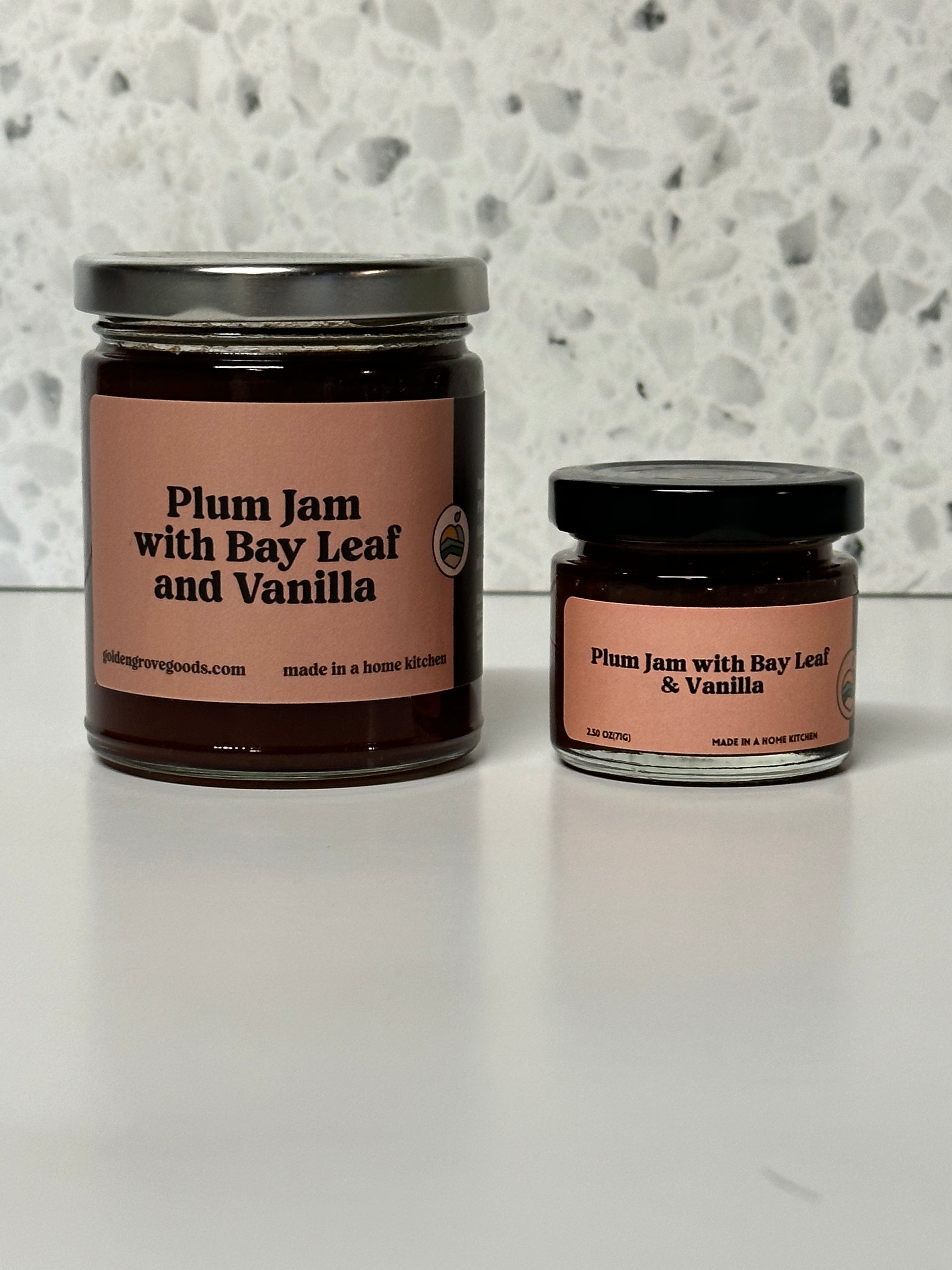 Plum Jam with Bay Leaf and Vanilla Bean