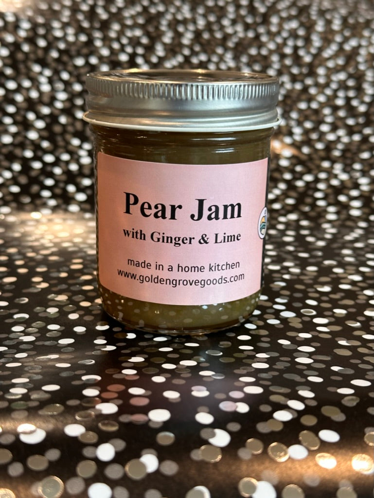 Pear Jam with Ginger and Lime