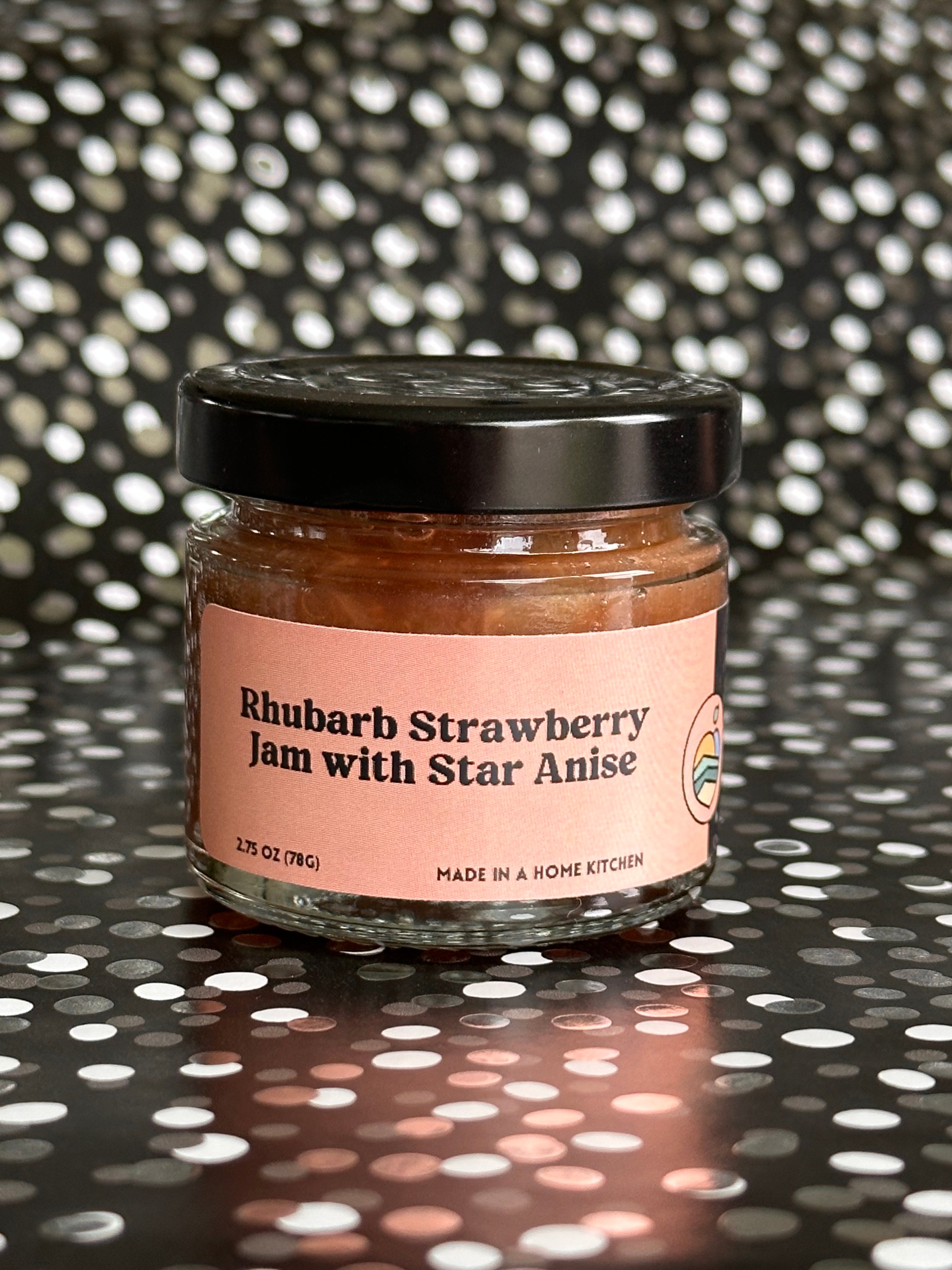 Rhubarb & Strawberry Jam with Star Anise
