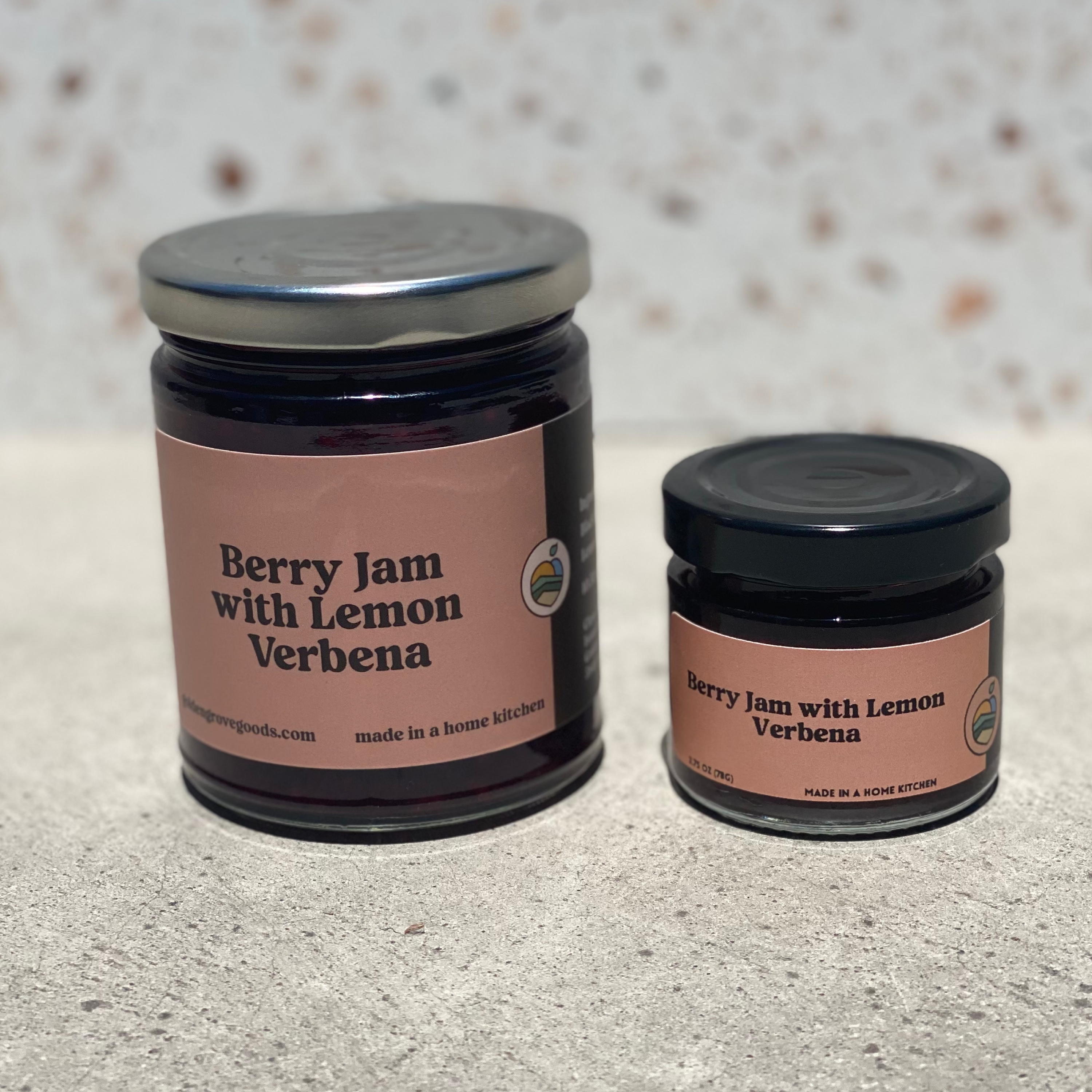 Berry Jam with Lemon Verbena