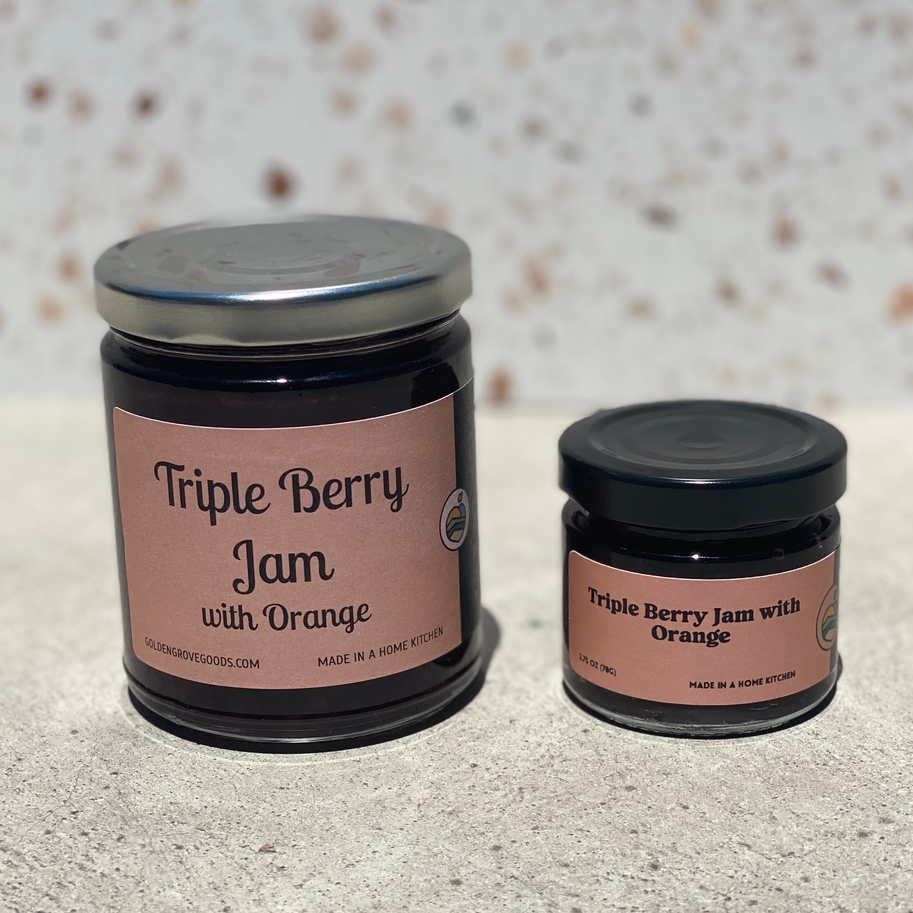 Triple Berry and Orange jam